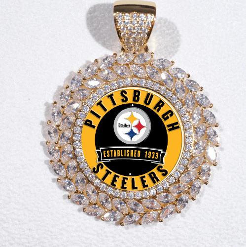 Large 3D Wheat Ear Custom Picture Pendant