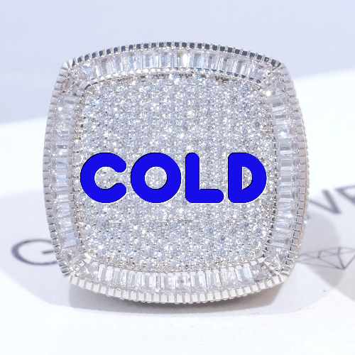 CUSTOM LETTER 3D ICED RING