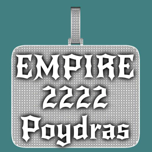 CUSTOM LETTER NECKLACE 3D BIG SQUARE