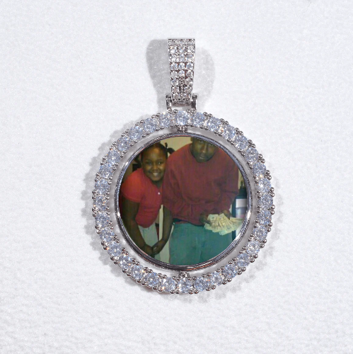 3D Spinning 2-Faced Custom Picture Pendant