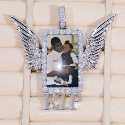 RIP WING 3D CUSTOM PICTURE PENDANT