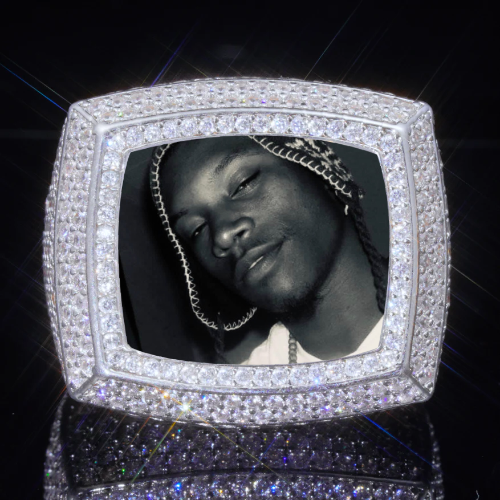 3D CUSTOM PICTURE ICED RING