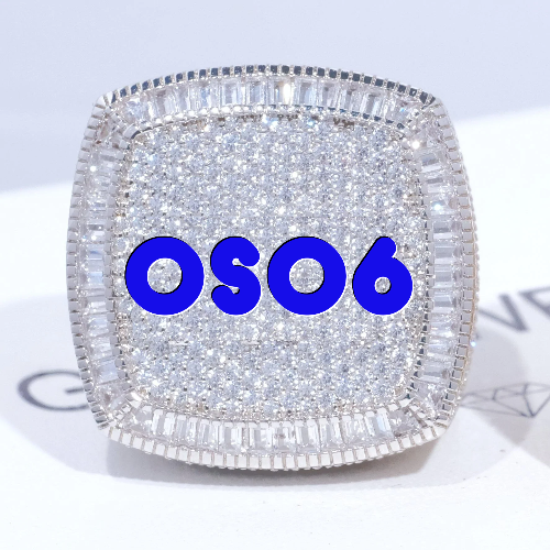 CUSTOM LETTER 3D ICED RING