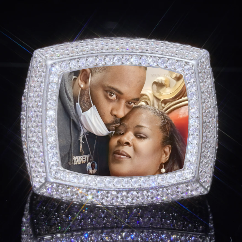 3D CUSTOM PICTURE ICED RING
