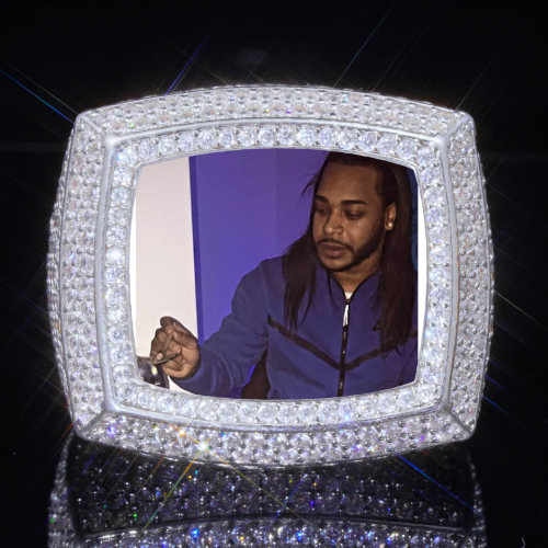 3D CUSTOM PICTURE ICED RING