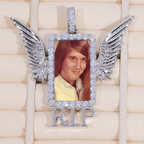 RIP WING 3D CUSTOM PICTURE PENDANT