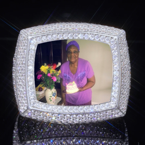 3D CUSTOM PICTURE ICED RING