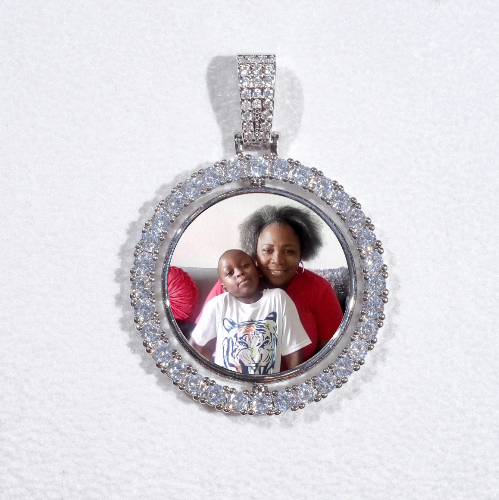 3D Spinning 2-Faced Custom Picture Pendant