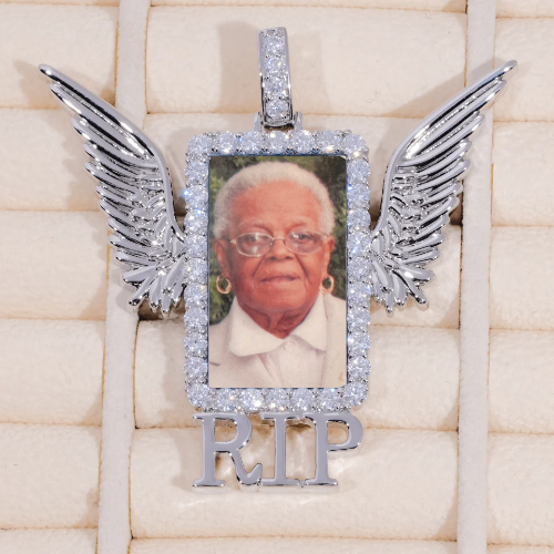 RIP WING 3D CUSTOM PICTURE PENDANT