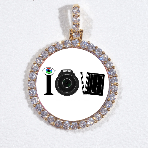 3D CIRCLE CUSTOM PICTURE PENDANT SMALL SIZE