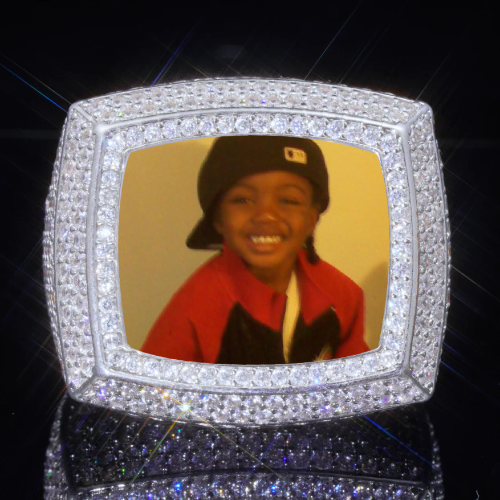 3D CUSTOM PICTURE ICED RING