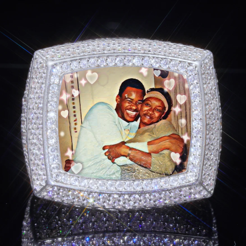 3D CUSTOM PICTURE ICED RING