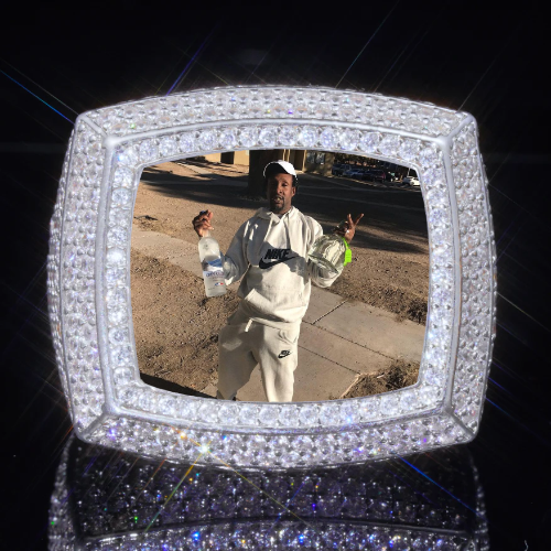 3D CUSTOM PICTURE ICED RING