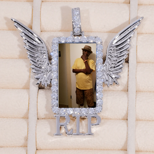 RIP WING 3D CUSTOM PICTURE PENDANT