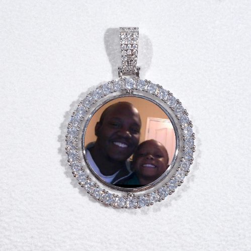 3D Spinning 2-Faced Custom Picture Pendant