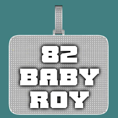 CUSTOM LETTER NECKLACE 3D BIG SQUARE