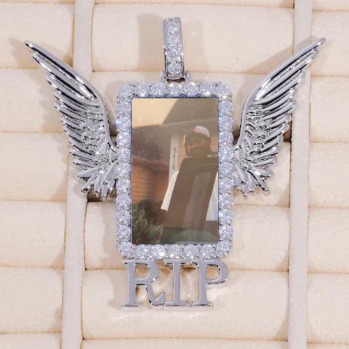 RIP WING 3D CUSTOM PICTURE PENDANT