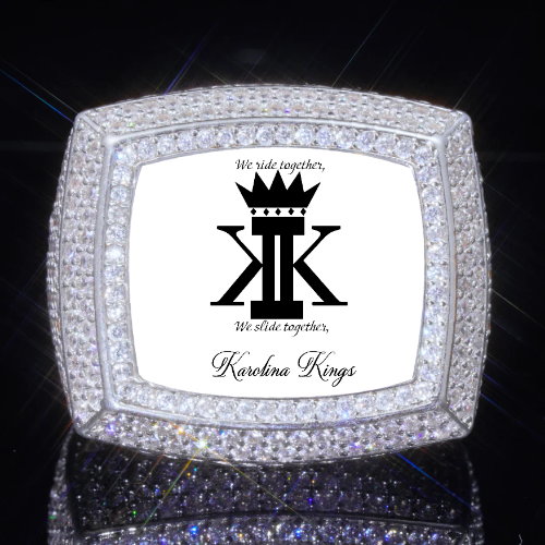 3D CUSTOM PICTURE ICED RING