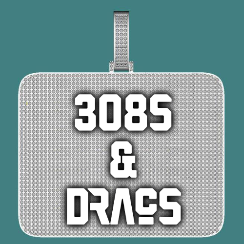 CUSTOM LETTER NECKLACE 3D BIG SQUARE