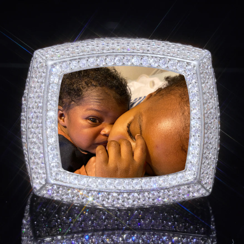 3D CUSTOM PICTURE ICED RING