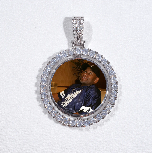 3D Spinning 2-Faced Custom Picture Pendant
