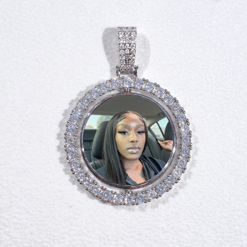 3D Spinning 2-Faced Custom Picture Pendant