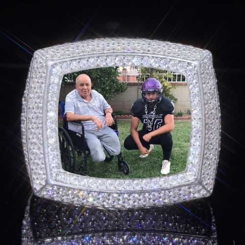 3D CUSTOM PICTURE ICED RING