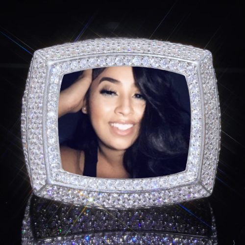 3D CUSTOM PICTURE ICED RING