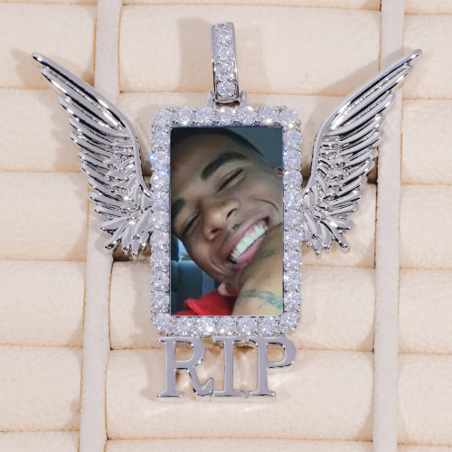 RIP WING 3D CUSTOM PICTURE PENDANT