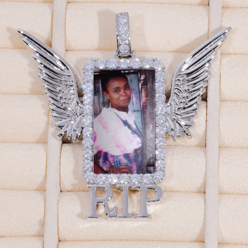 RIP WING 3D CUSTOM PICTURE PENDANT