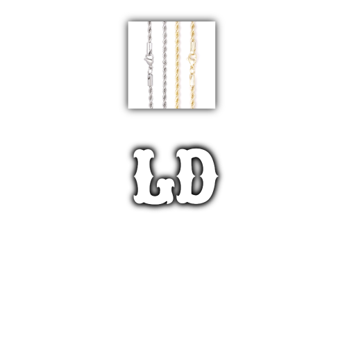 Custom Letters Freibeuter Font Necklace