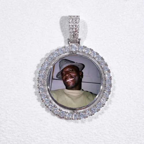 3D Spinning 2-Faced Custom Picture Pendant