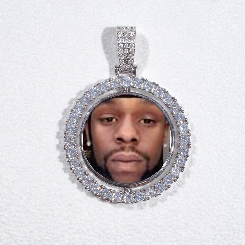 3D Spinning 2-Faced Custom Picture Pendant