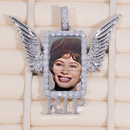 RIP WING 3D CUSTOM PICTURE PENDANT