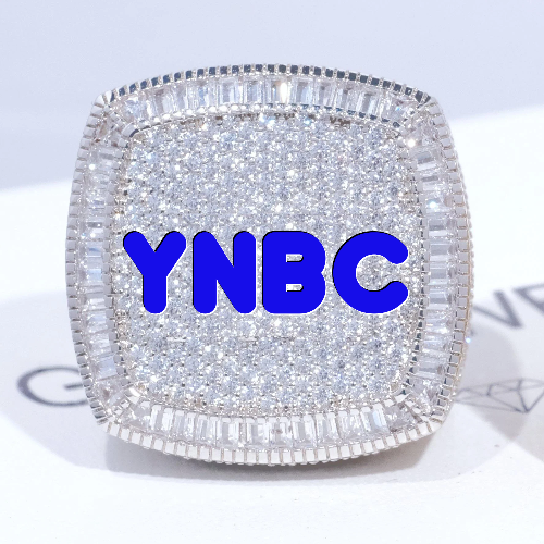 CUSTOM LETTER 3D ICED RING