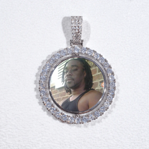 3D Spinning 2-Faced Custom Picture Pendant