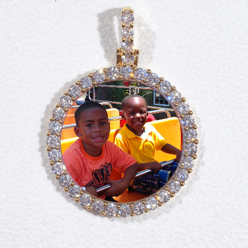 3D CIRCLE CUSTOM PICTURE PENDANT SMALL SIZE