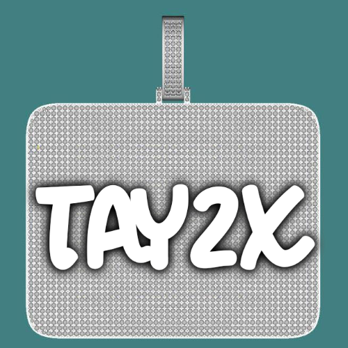 CUSTOM LETTER NECKLACE 3D BIG SQUARE