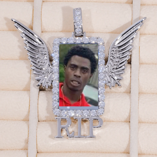 RIP WING 3D CUSTOM PICTURE PENDANT