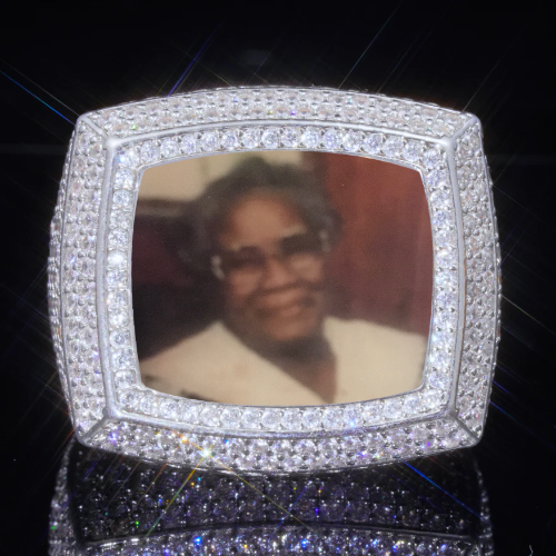 3D CUSTOM PICTURE ICED RING