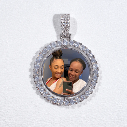 3D Spinning 2-Faced Custom Picture Pendant