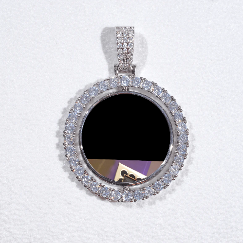 3D Spinning 2-Faced Custom Picture Pendant