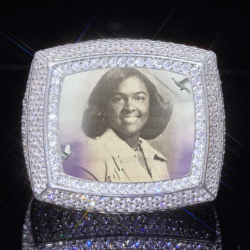 3D CUSTOM PICTURE ICED RING