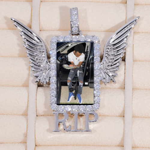 RIP WING 3D CUSTOM PICTURE PENDANT