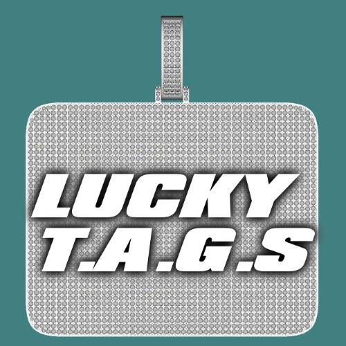 CUSTOM LETTER NECKLACE 3D BIG SQUARE