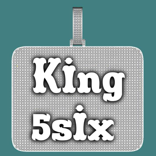 CUSTOM LETTER NECKLACE 3D BIG SQUARE