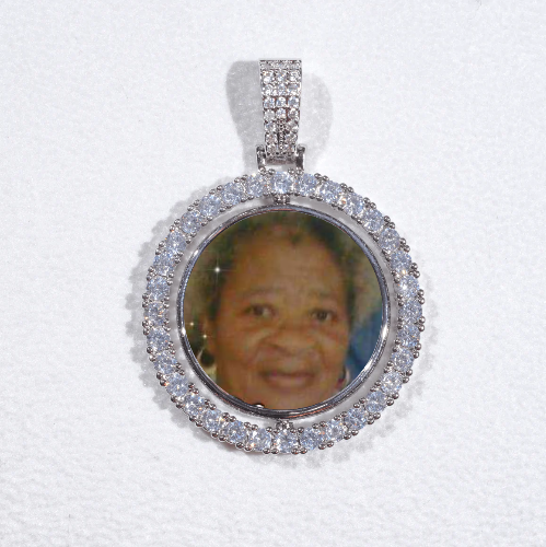 3D Spinning 2-Faced Custom Picture Pendant