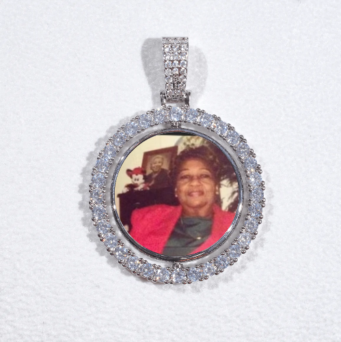 3D Spinning 2-Faced Custom Picture Pendant
