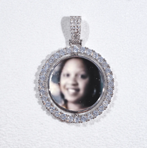 3D Spinning 2-Faced Custom Picture Pendant