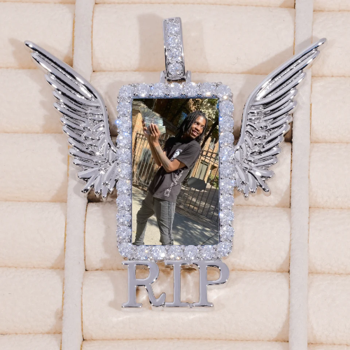 RIP WING 3D CUSTOM PICTURE PENDANT
